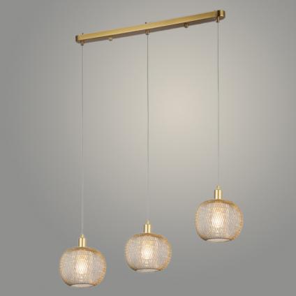 Подвес MDG40658/3HT GD золото 3х60W E14 h1200, 24